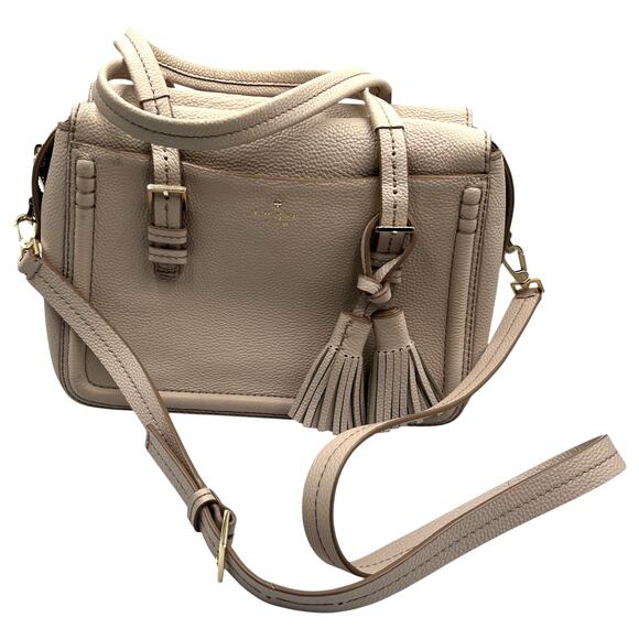 Kate Spade Orchard Street Small Elowen Tassel Leather Satchel Hand Crossbody Bag - Picture 1 of 12